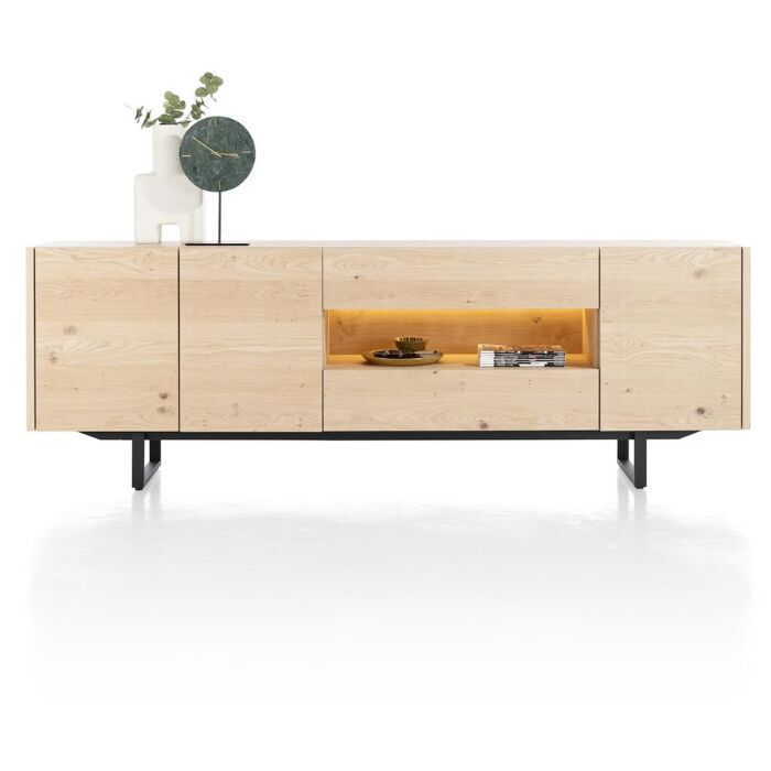 Modali, Dressoir 237 Cm - 3-Deuren + 2-Laden (+ LED) - Natural