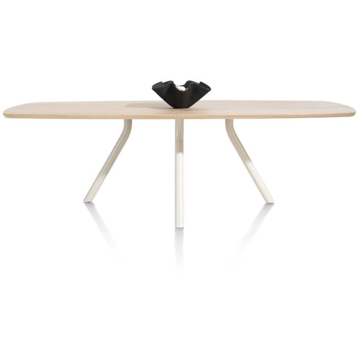 Eetkamertafel Arvada Ovaal 250x110 Cm Naturel Nebbia