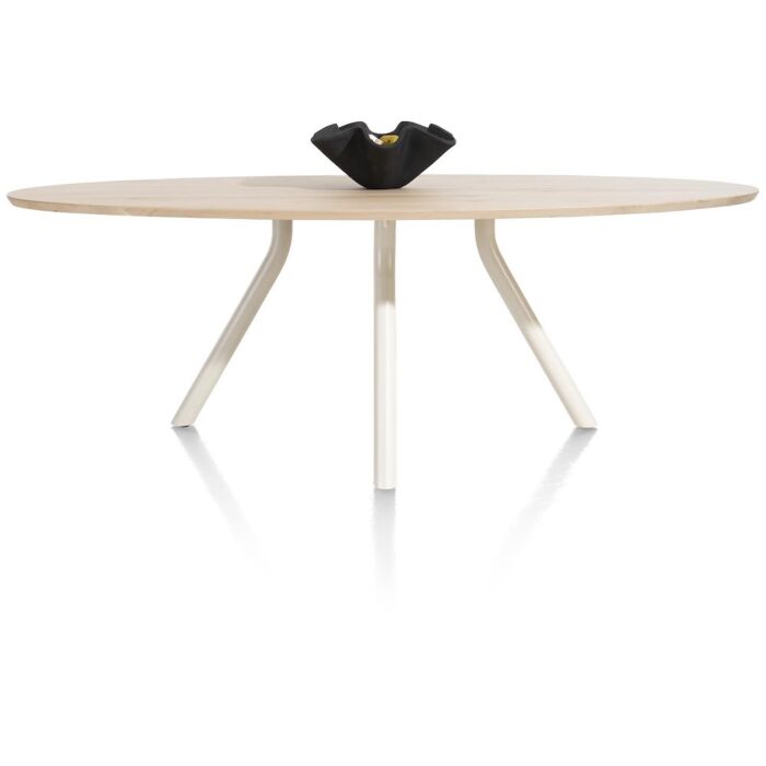 Eetkamertafel Arvada Ellips 220x110 Cm Naturel Nebbia