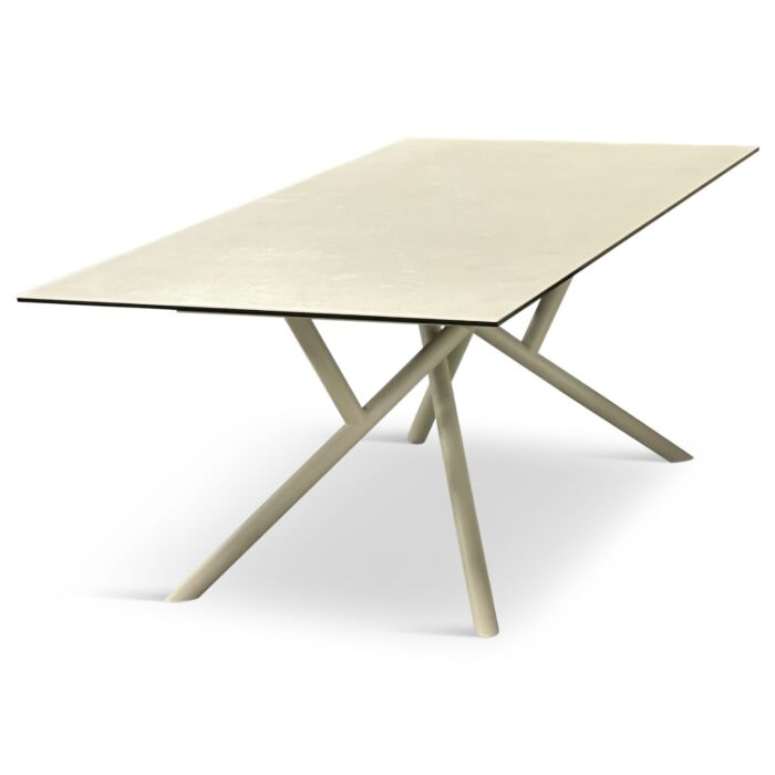 Keramische Eettafel Melle Beige