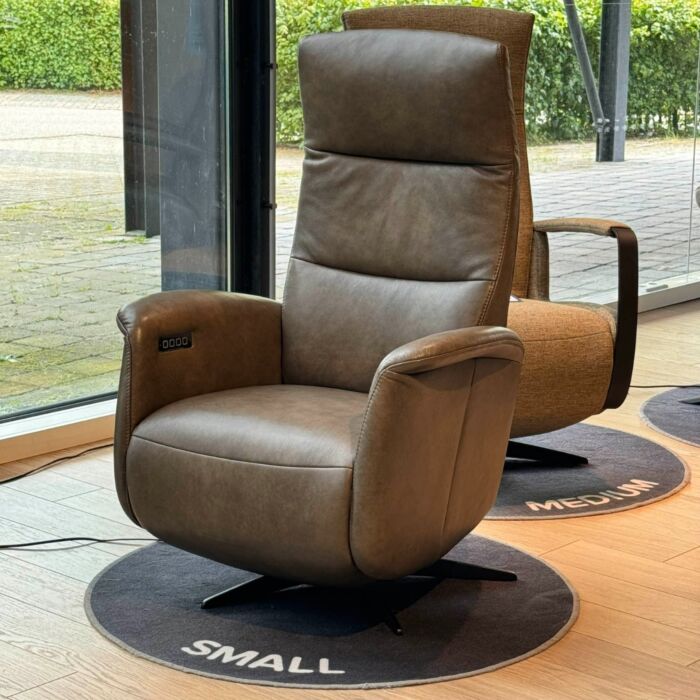 IN.HOUSE Relaxfauteuil Twisto Leer 