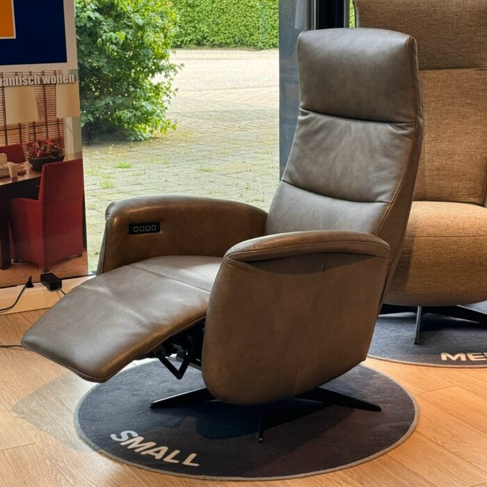 IN.HOUSE Relaxfauteuil Twisto Leer 