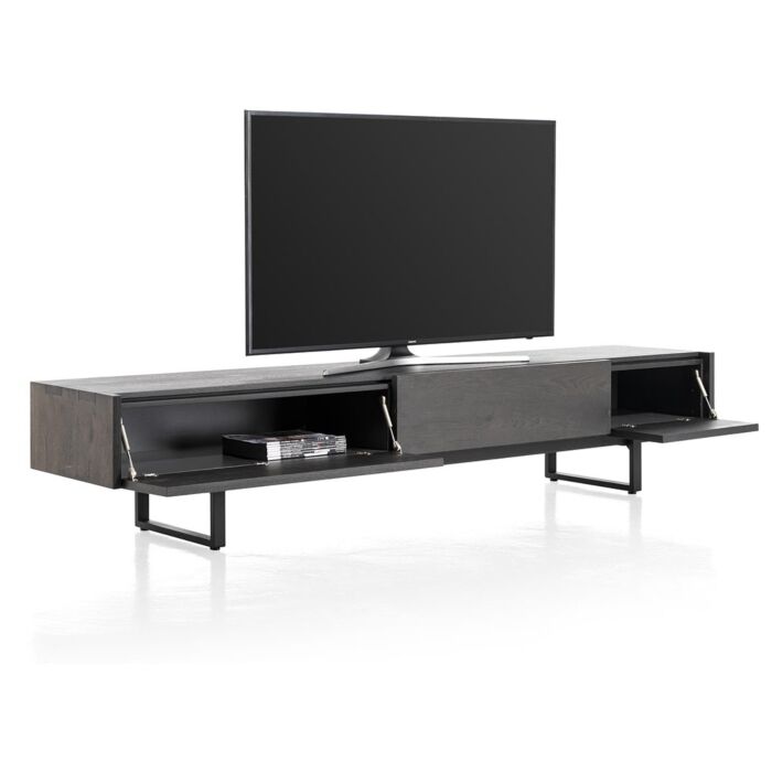 Modali, Tv Dressoir 237 Cm - 1-Lade + 2-Kleppen - Onyx