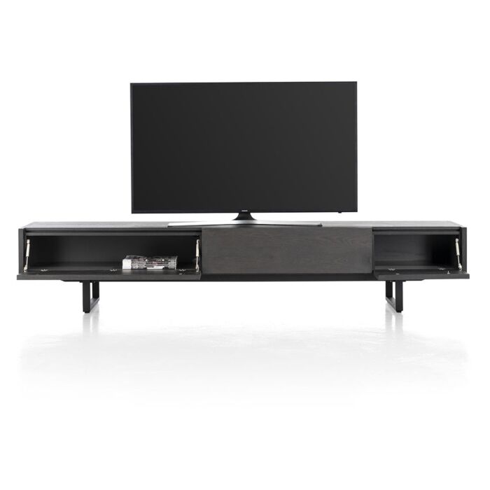 Modali, Tv Dressoir 237 Cm - 1-Lade + 2-Kleppen - Onyx