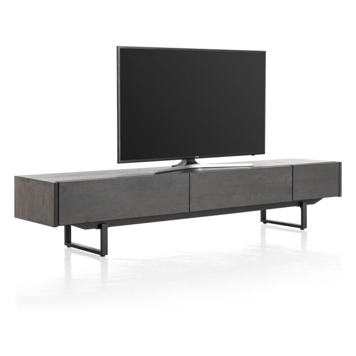 Modali, Tv Dressoir 237 Cm - 1-Lade + 2-Kleppen - Onyx