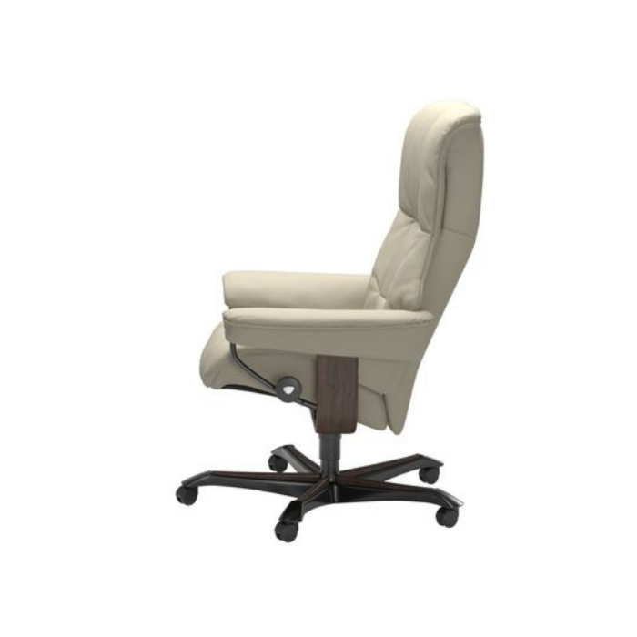 Bureaustoel Mayfair Home Office Creme Leer