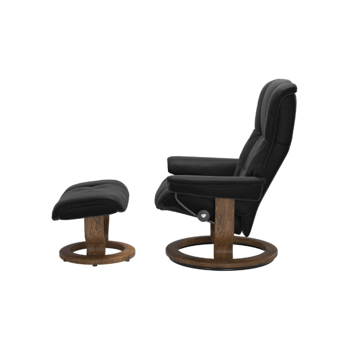 Stressless Relaxfauteuil Mayfair Bruin Onderstel -  Zwart