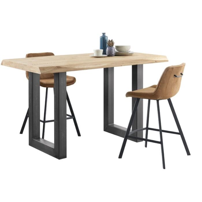 Bartafel Gardo rechthoek eikenhout 160x78cm