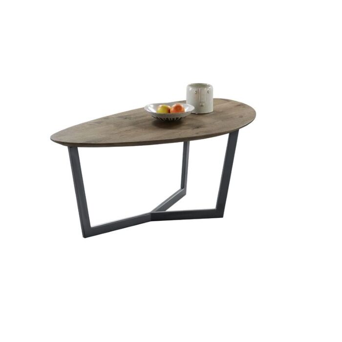 Salontafel Pialto Eivormig Eiken