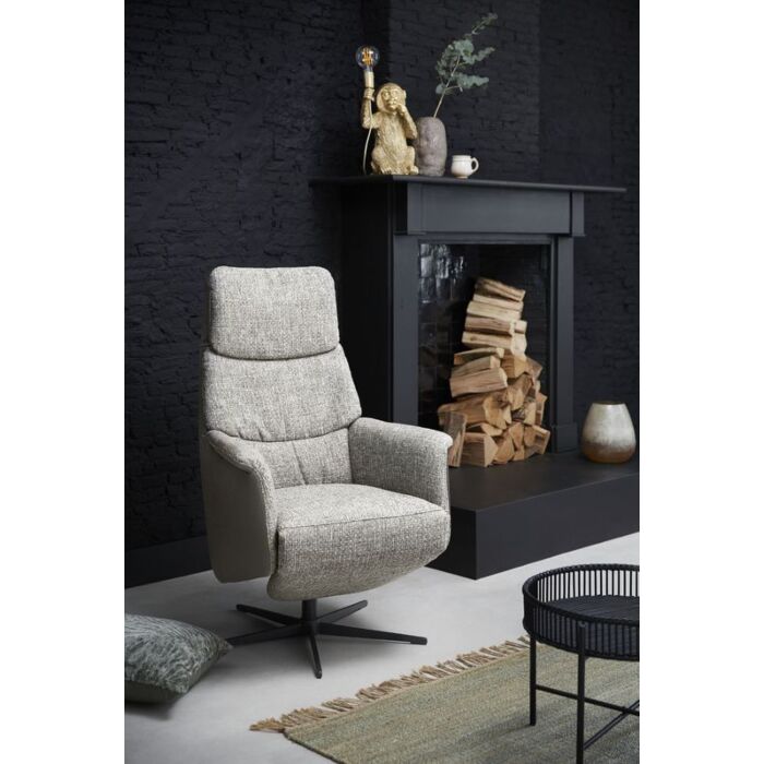 IN.HOUSE Relaxfauteuil Pomonti Grijs