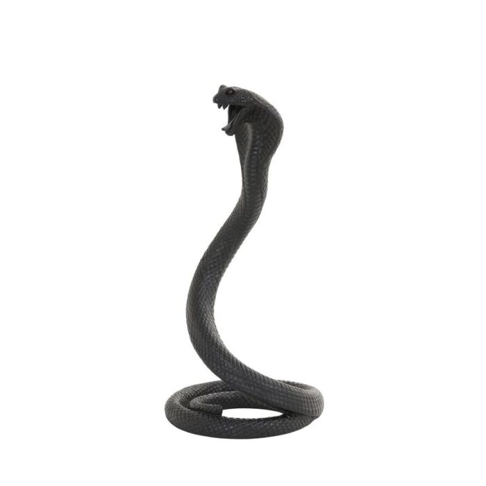 Ornament Snake mat zwart