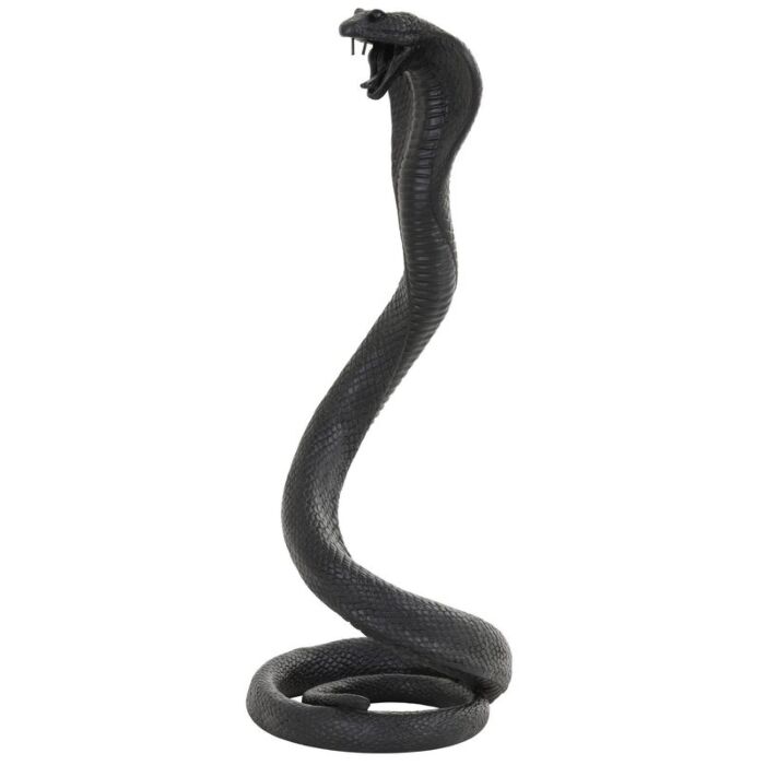 Ornament Snake mat zwart