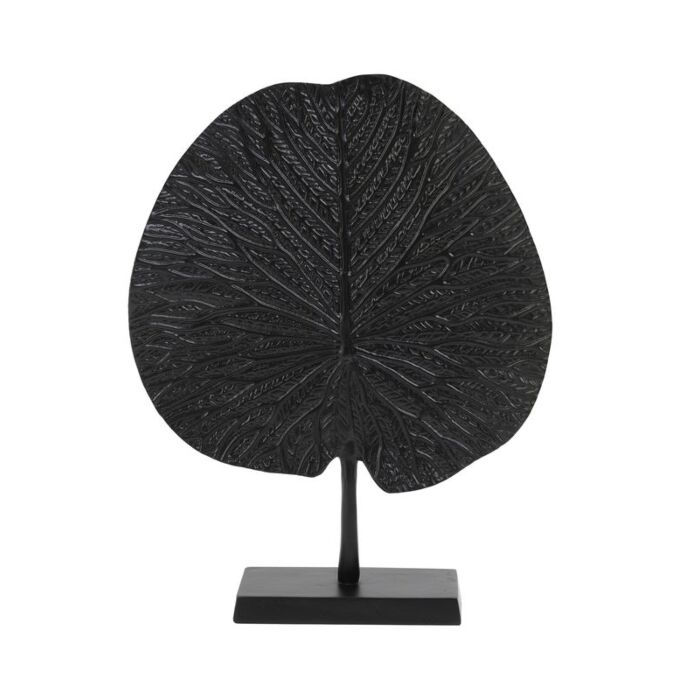 Ornament Leaf zwart