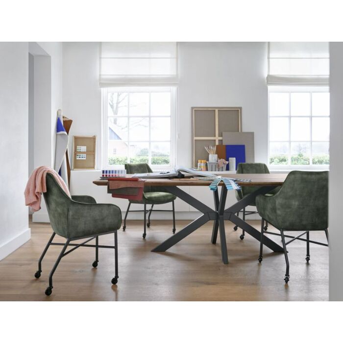 Eettafel Batoli rechthoek eiken