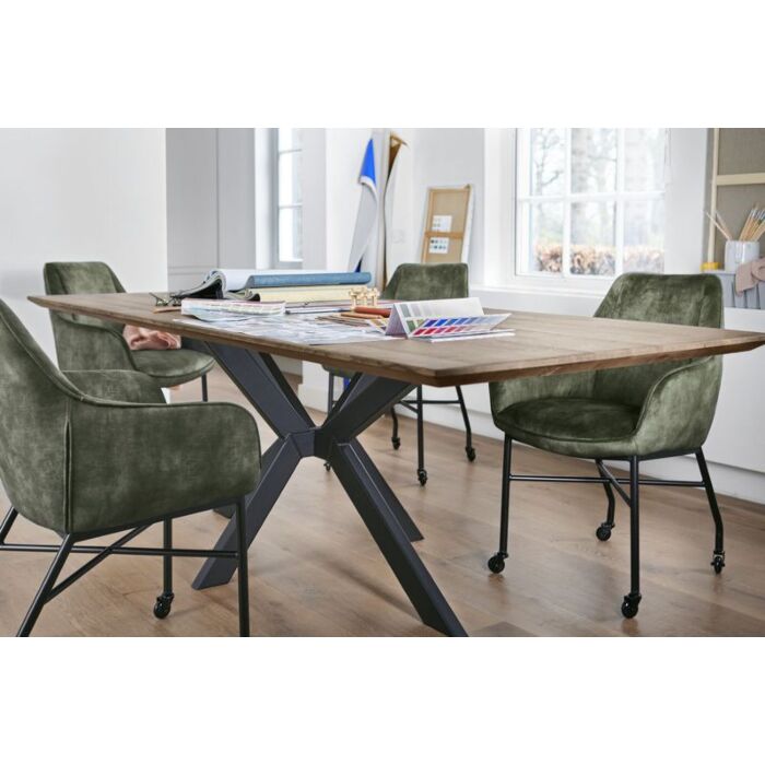 Eettafel Batoli rechthoek eiken