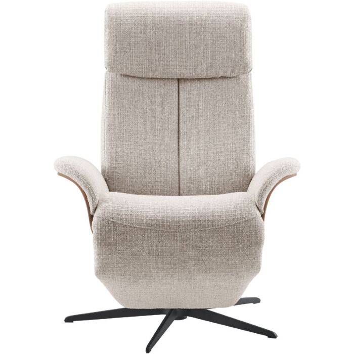 Relaxfauteuil Hintas M Lichtgrijs Hout