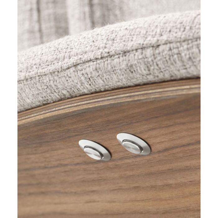 Relaxfauteuil Hintas M Lichtgrijs Hout