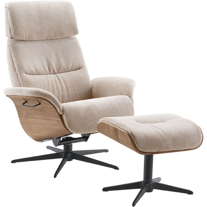 Voetenbank Hintas M Beige Hout