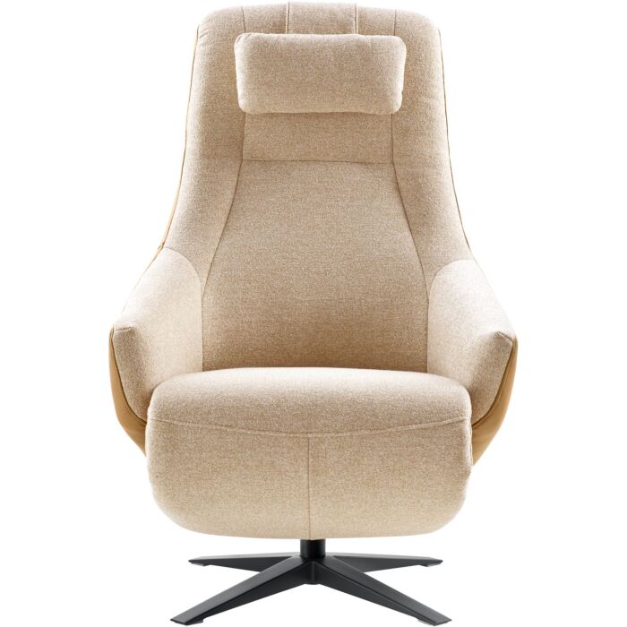 Relaxfauteuil Marlia zandbeige bruin