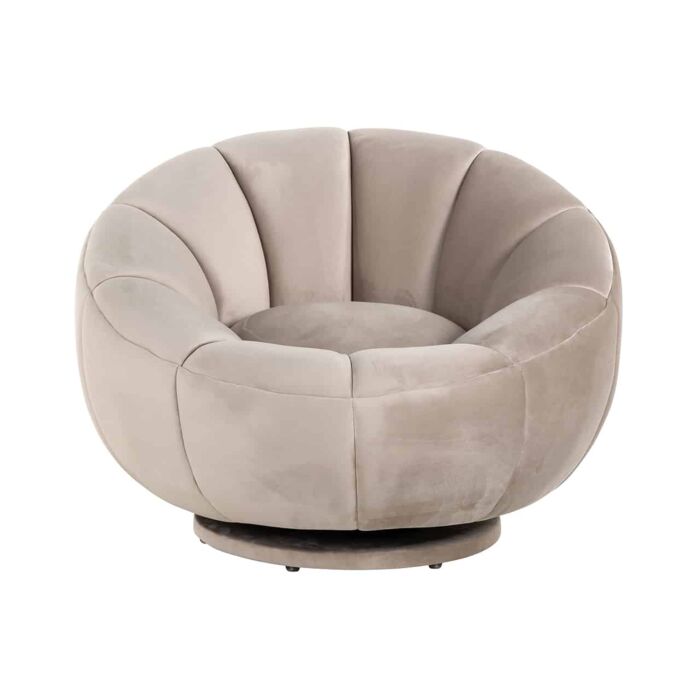 Draaifauteuil Kendall khaki velvet