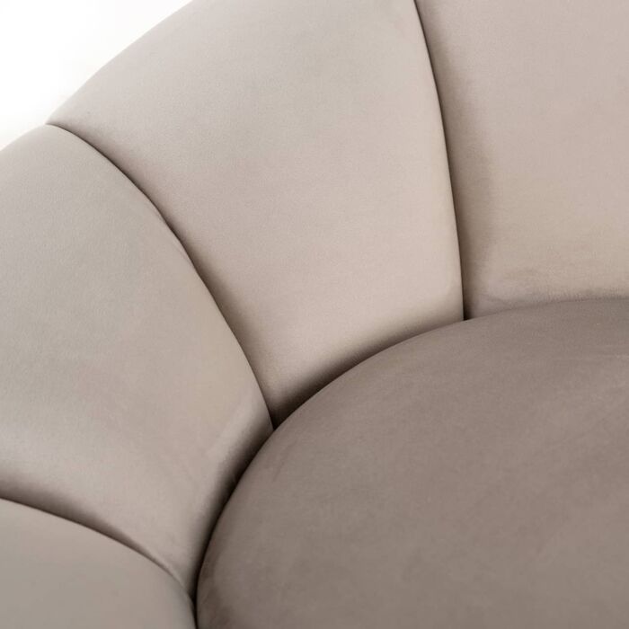 Draaifauteuil Kendall khaki velvet