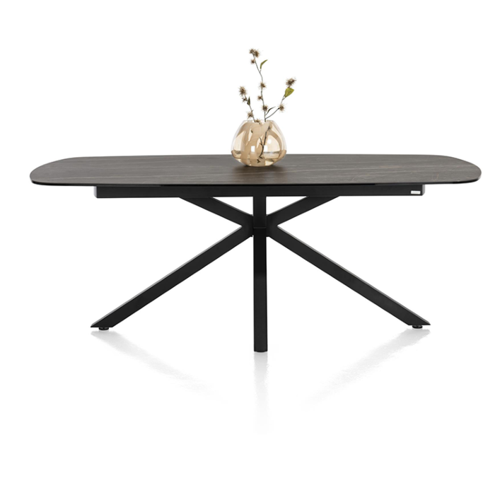 Eetkamertafel Montello 200x100 Cm Zwart