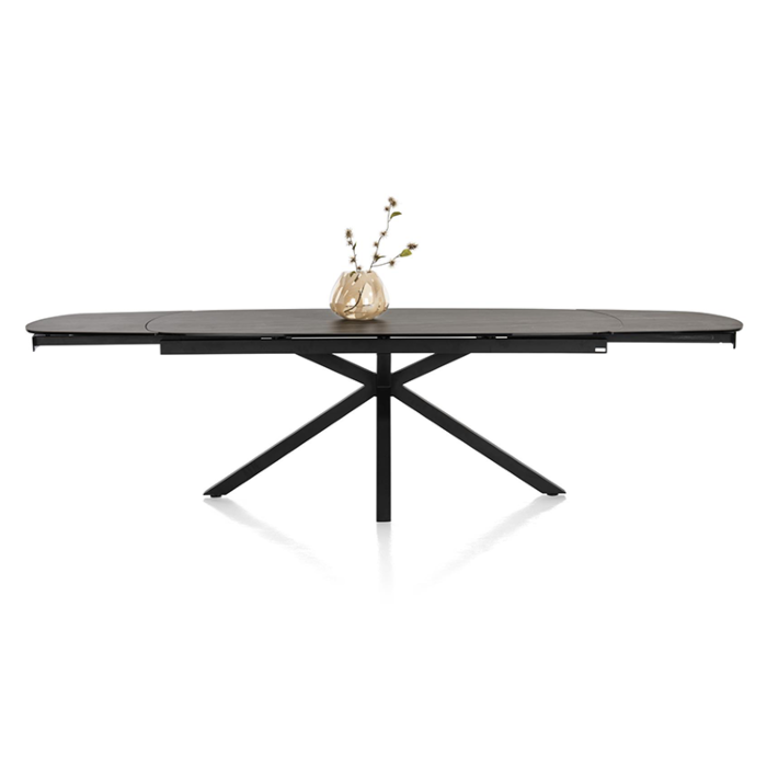 Uitschuiftafel Montello 200x100 Cm Zwart