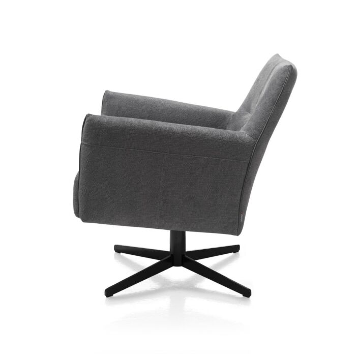 Fauteuil Matera Lage Rug Antraciet