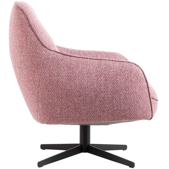 Fauteuil Oviedo Lage Rug Roze