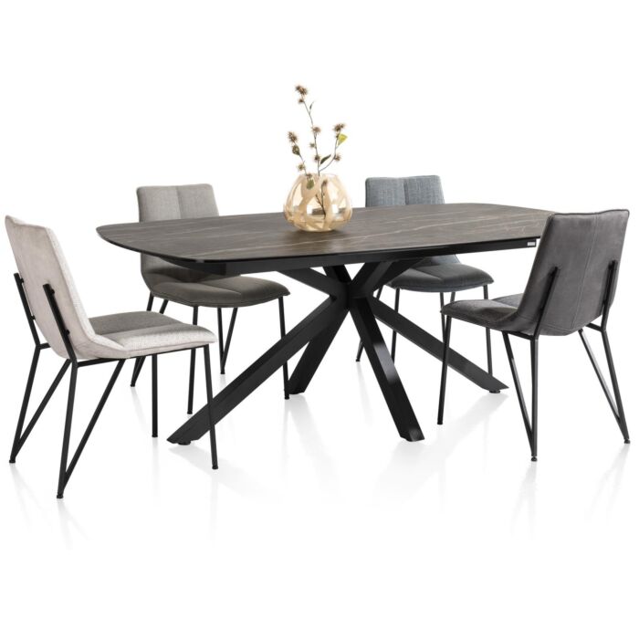 Eetkamertafel Montello 200x100 Cm Wit
