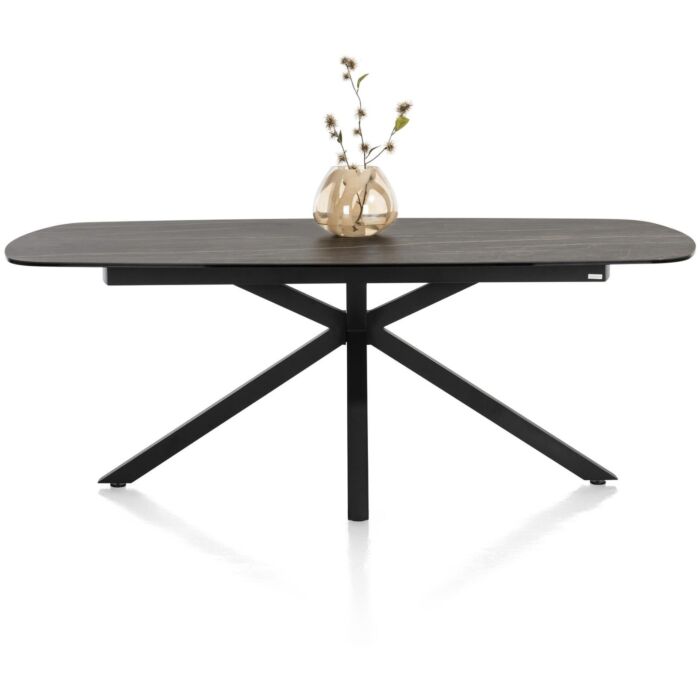 Eetkamertafel Montello 200x100 Cm Zwart