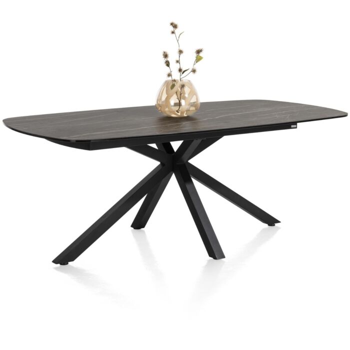 Eetkamertafel Montello 200x100 Cm Zwart