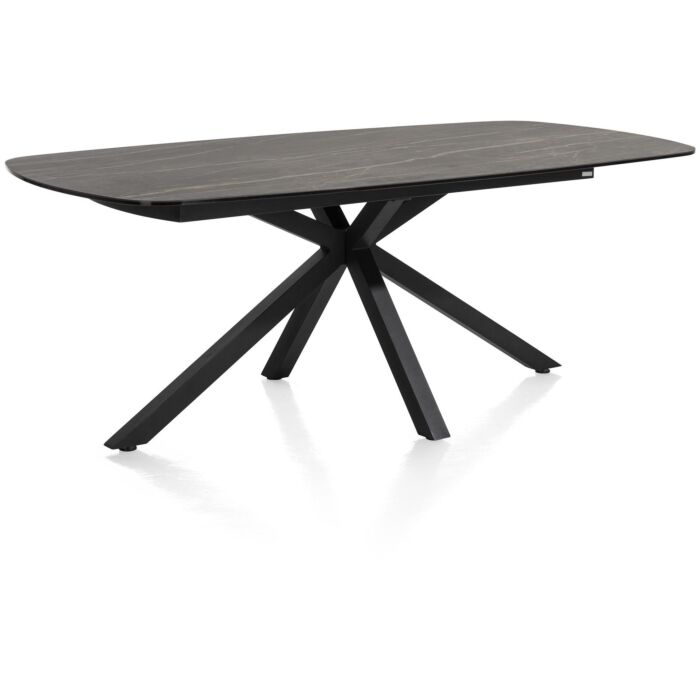 Eetkamertafel Montello 200x100 Cm Zwart