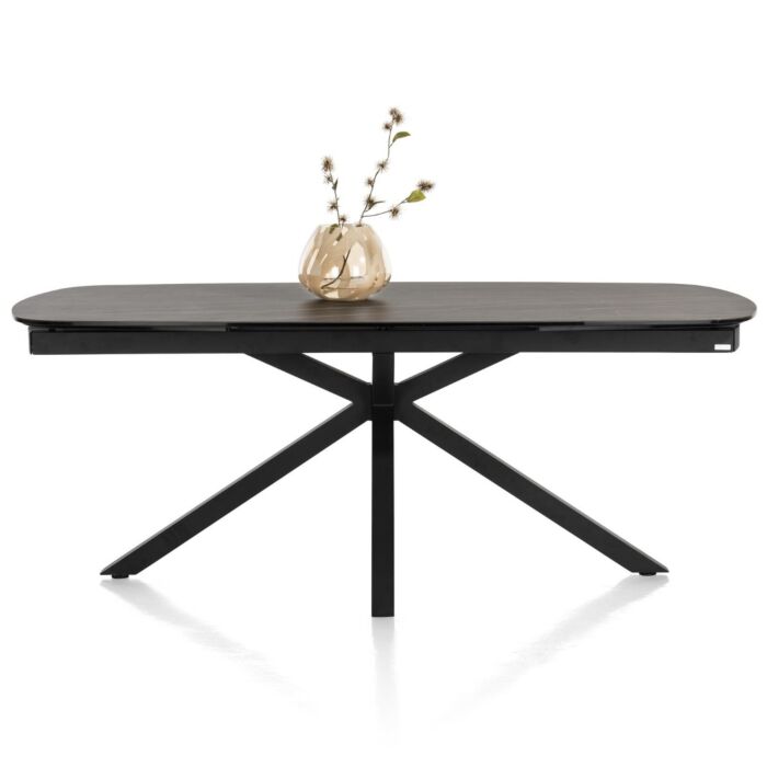 Uitschuiftafel Montello 200x100 Cm Zwart