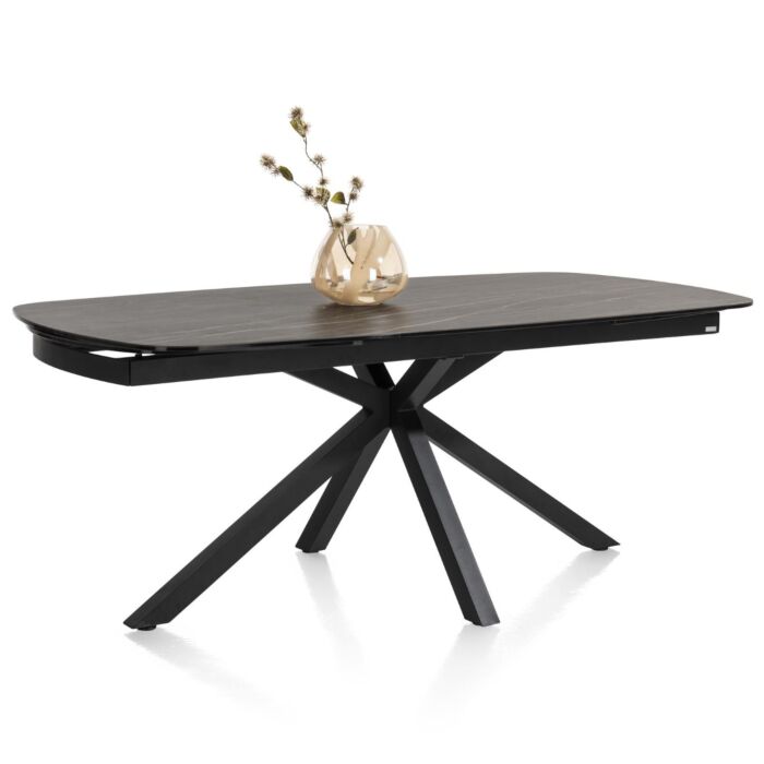 Uitschuiftafel Montello 200x100 Cm Zwart
