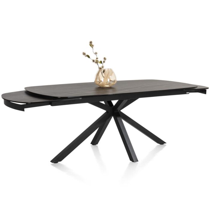Uitschuiftafel Montello 200x100 Cm Zwart