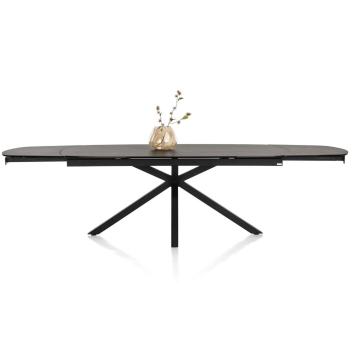 Uitschuiftafel Montello 200x100 Cm Zwart