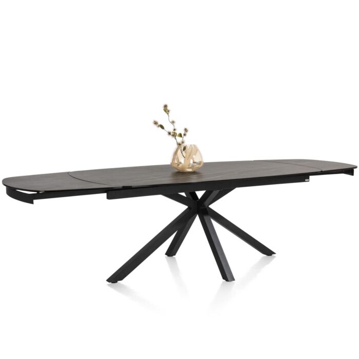 Uitschuiftafel Montello 200x100 Cm Zwart