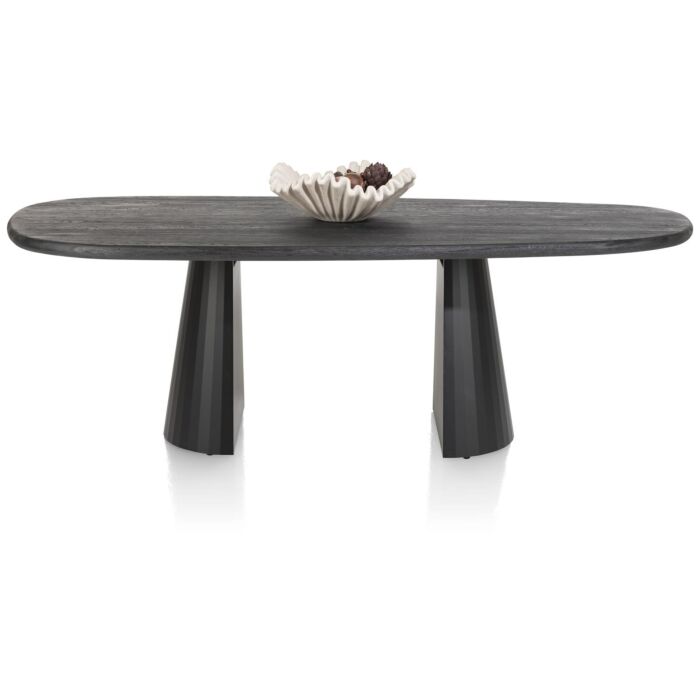 Eetkamertafel Arawood Teardrop 270x120 Cm Zwart