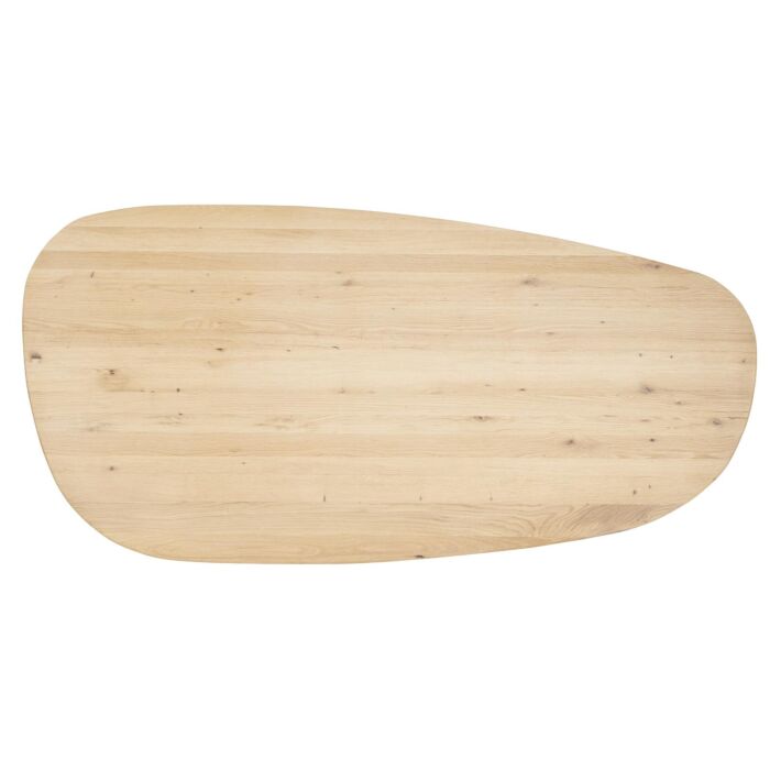 Eetkamertafel Arawood Teardrop 210x120 Cm Natural