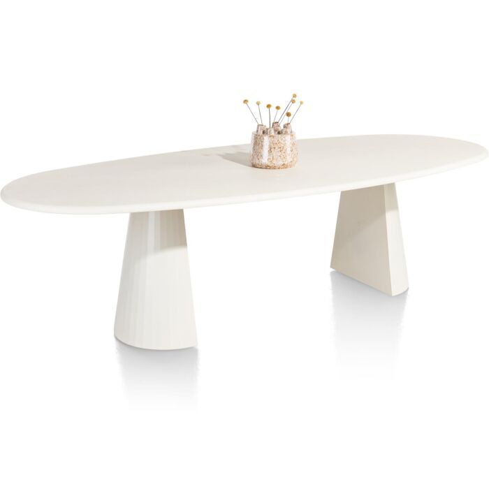 Eetkamertafel Lund Ovaal 210x120 Cm Nebbia