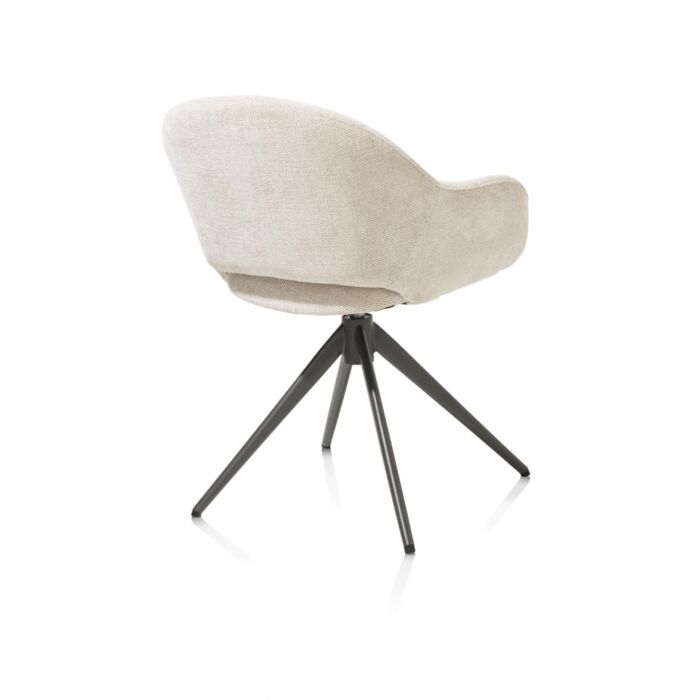 Armstoel Finn Livigno Creme