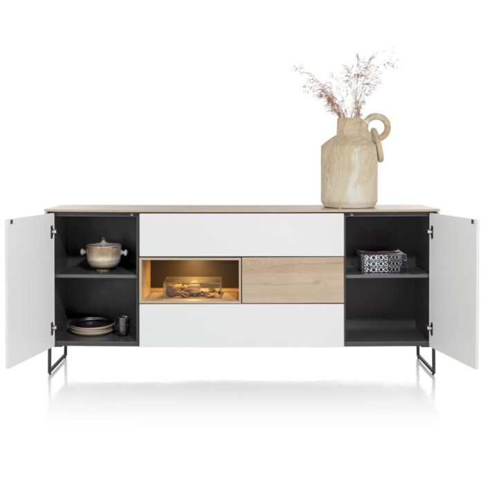 XOOON Dressoir Lindfield 200 Cm (+ LED)