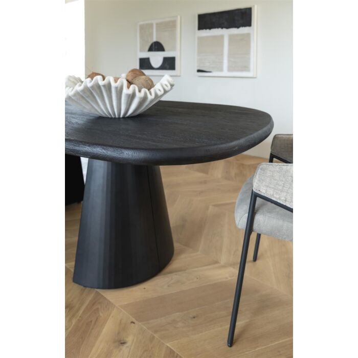 Eetkamertafel Arawood Teardrop 270x120 Cm Zwart
