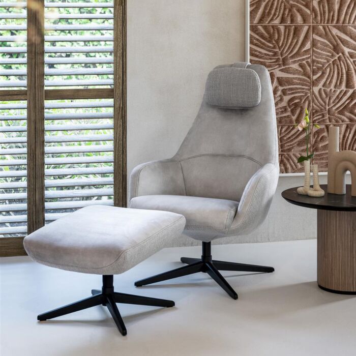 Draaifauteuil Vernon Hoge Rug