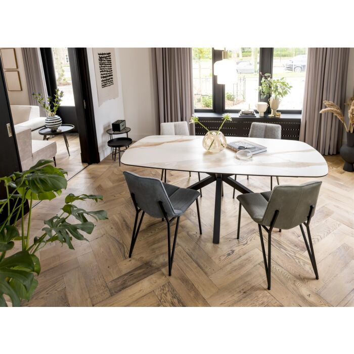 Uitschuiftafel Montello 200x100 Cm Wit