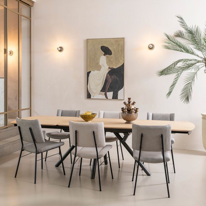 Uitschuiftafel Novello 200 Cm Naturel