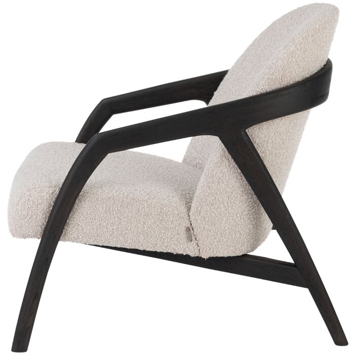 Fauteuil Dante Eik Antraciet Creme