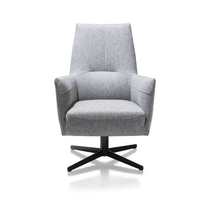 Fauteuil Matera Hoge Rug Lichtgrijs