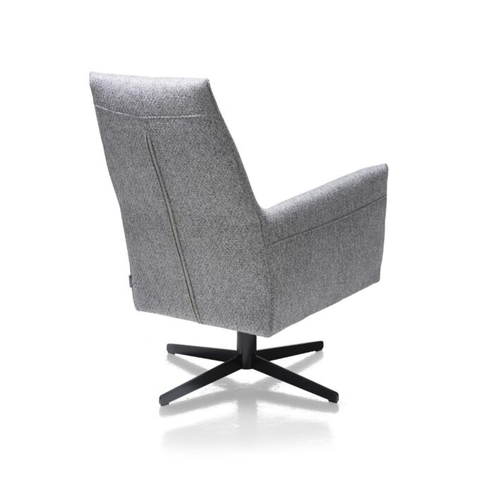 Fauteuil Matera Hoge Rug Lichtgrijs